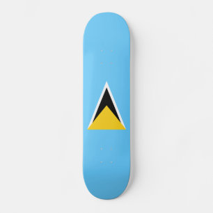 Skateboard Drapeau de Sainte-Lucie