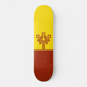 Skateboard Drapeau de Tchouvachie