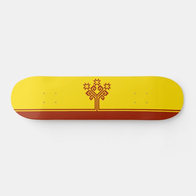 Skateboard Drapeau de Tchouvachie (Horz)