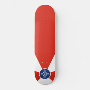 Skateboard Drapeau de Wichita (Kansas, USA)