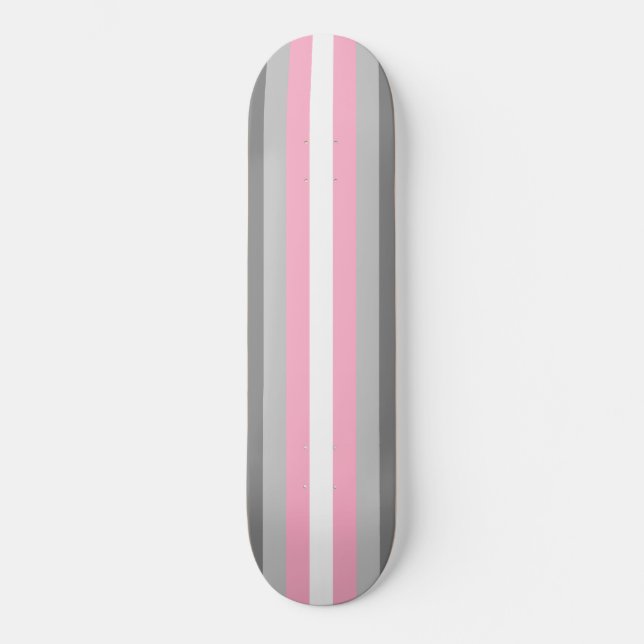 Skateboard Drapeau Démi-fille (Fierté De Jeune Fille) (Identi (Recto)