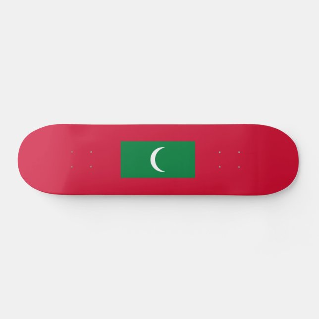 Skateboard Drapeau des Maldives (Horz)