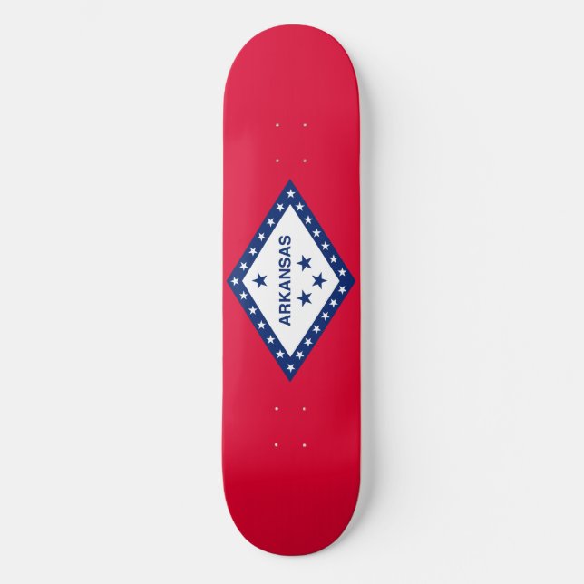 Skateboard Drapeau d'État Arkansas (Recto)