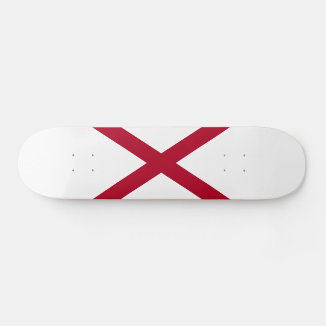 Skateboard Drapeau d'État de l'Alabama (Horz)