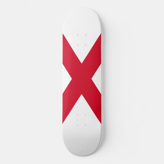 Skateboard Drapeau d'État de l'Alabama (Recto)