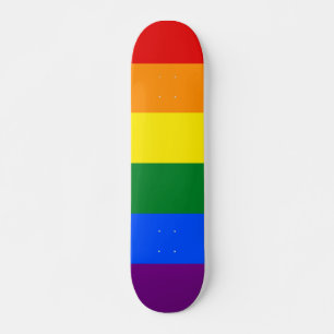 Skateboard Drapeau du Gay pride arc-en-ciel LGBT
