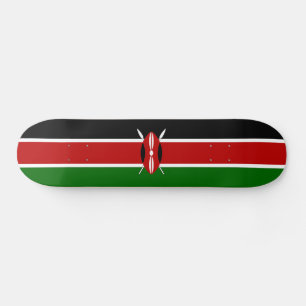 Skateboard Drapeau du Kenya