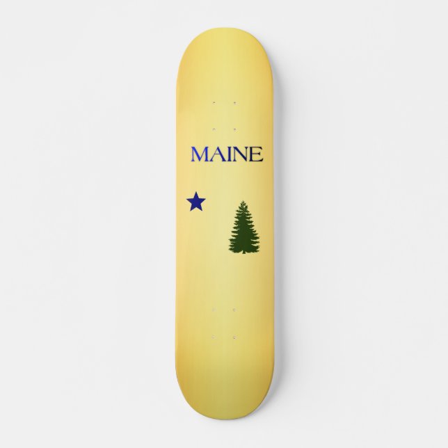 Skateboard Drapeau du Maine (1901) (Devant)