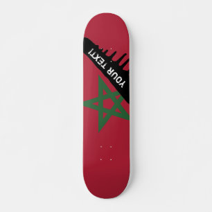 Skateboard Drapeau du Maroc