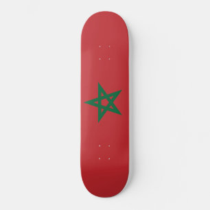 Skateboard Drapeau du Maroc