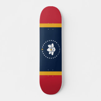Skateboard Drapeau du Mississippi - Nouveau drapeau Magnolia