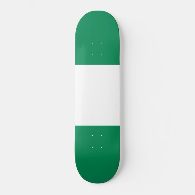 Skateboard Drapeau du Nigeria (Recto)