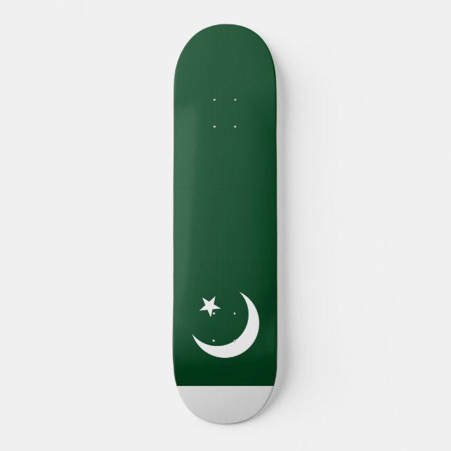 Skateboard Drapeau du Pakistan (Recto)