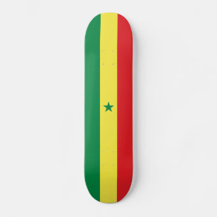 Skateboard Drapeau du Sénégal