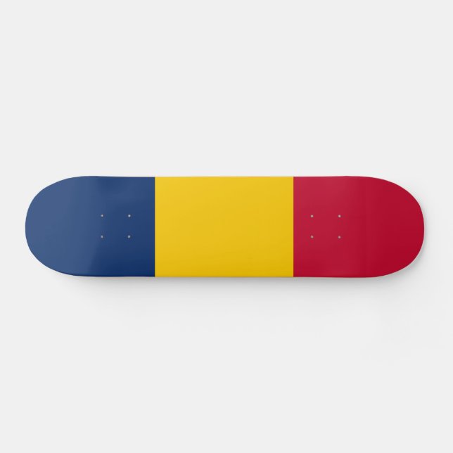 Skateboard Drapeau du Tchad (Horz)
