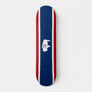 Skateboard Drapeau du Wyoming