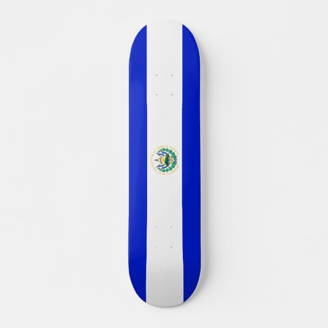Skateboard Drapeau El Salvador (Devant)