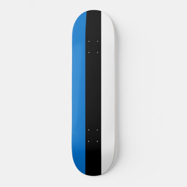 Skateboard Drapeau estonien (Recto)