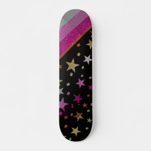 Skateboard Drapeau Gay pride étoilé Parties scintillant lesbi