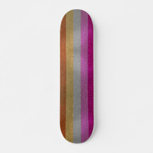 Skateboard Drapeau Gay pride lesbienne Parties scintillant ét