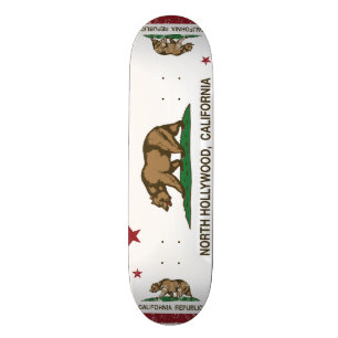 Skateboard drapeau hollywood du nord de la Californie