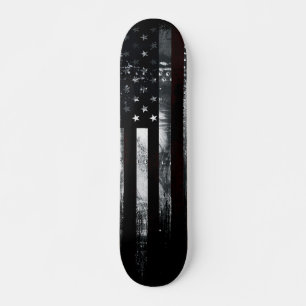 Skateboard Drapeau industriel américain Grunge