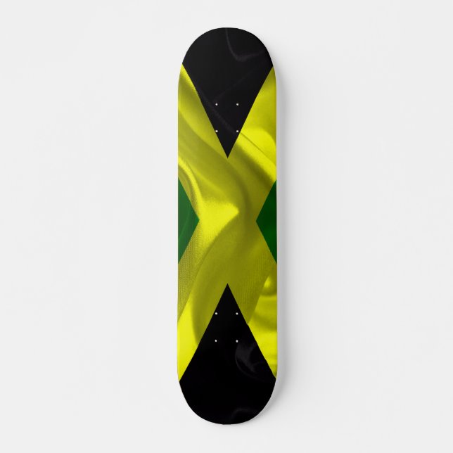 Skateboard Drapeau jamaïcain (Devant)