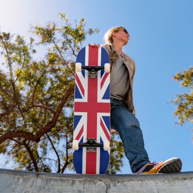 Skateboard Drapeau national Union Jack Royaume-Uni Angleterre (Extérieur 1)