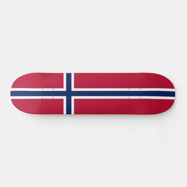 Skateboard Drapeau norvégien (Horz)