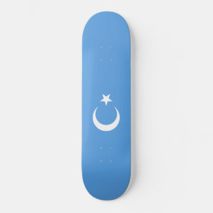 Skateboard Drapeau ouïghour du Turkestan oriental (Uyghurista