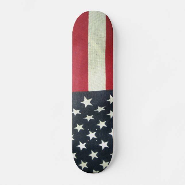 Skateboard Drapeau patriotique (Recto)