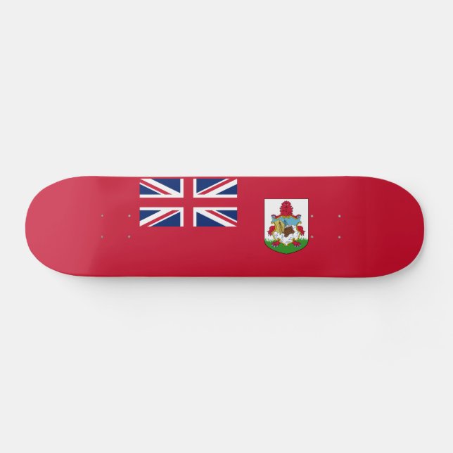 Skateboard Drapeau patriotique des Bermudes (Horz)