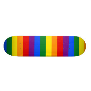 Skateboard Drapeau Rainbow LGBT