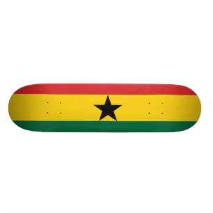 Skateboard Drapeau simple du Ghana