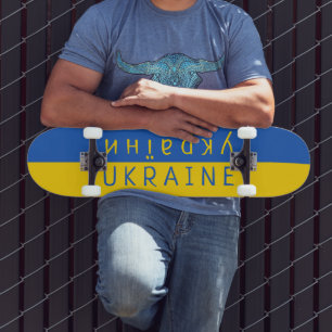 Skateboard Drapeau Ukraine