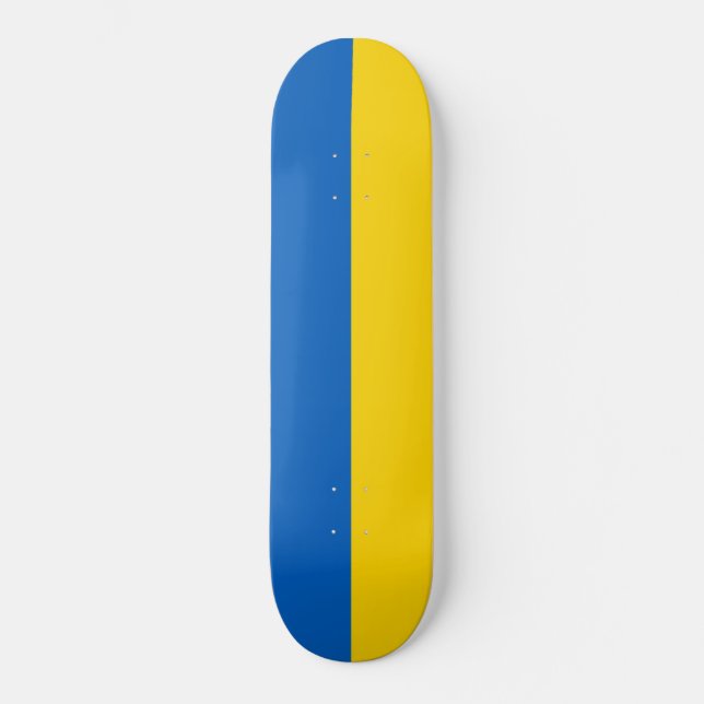 Skateboard Drapeau ukrainien (Ukraine) (Recto)