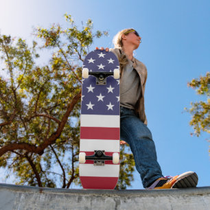 Skateboard Drapeau USA, drapeau des États-Unis