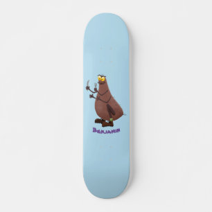 Skateboard Drôle affamé pulette affamée dessin animé
