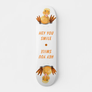 Skateboard Drôle Canard Jaune Wink - Hey Smile