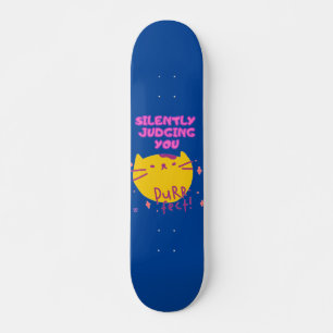 skateboard drôle "PURR FECT"