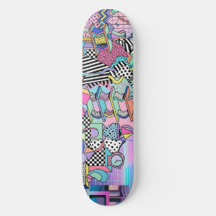 Skateboard Du Pasquier Geometrics Revisité