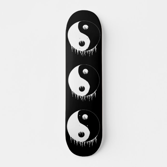 skateboard du yin-yang japonais (Devant)