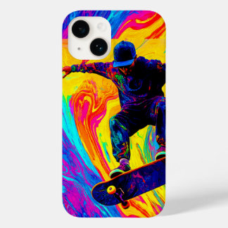 Skateboard durch Farben Case-Mate iPhone 14 Hülle