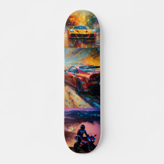 Skateboard "Dynamic Racing Art Collection