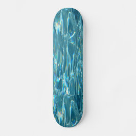 Skateboard eau calme