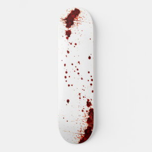 Skateboard Éclaboussure de sang sur le mur