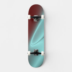 Skateboard Éclair bleu-clair