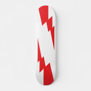 Skateboard Éclair rouge
