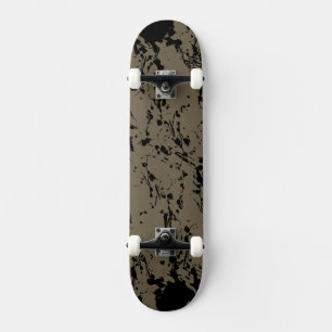 Skateboard Éclairage noir et goutte