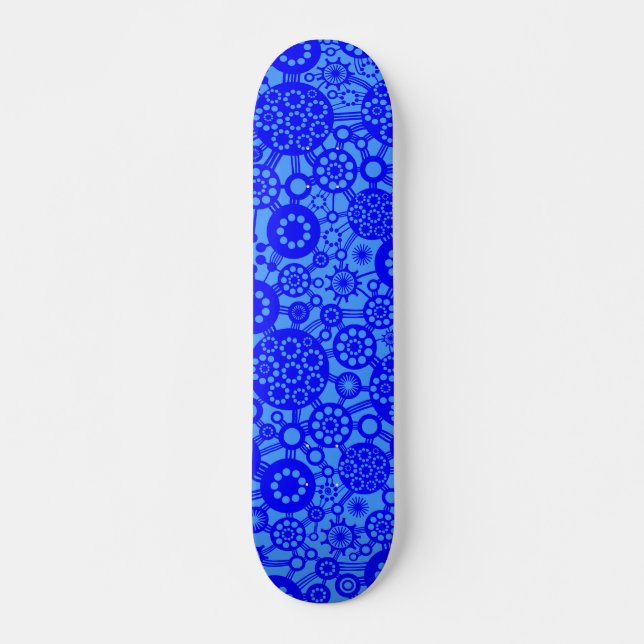 Skateboard Écosystème - Bleu sur Bébé Bleu (Devant)